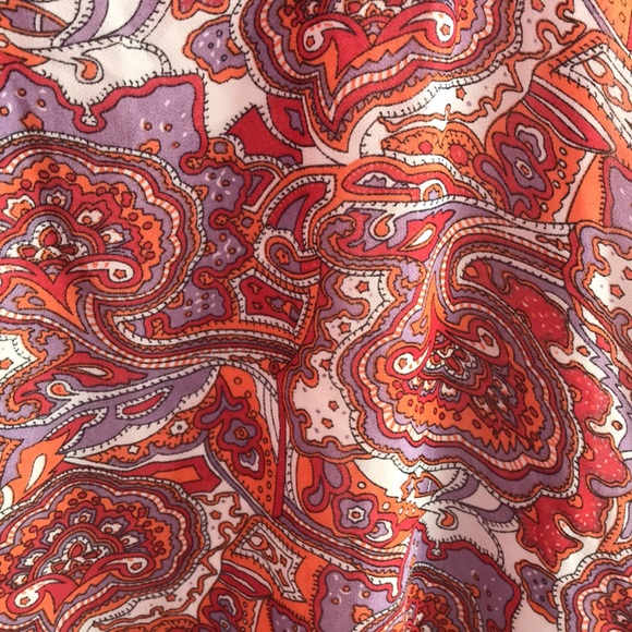 Maria Gabrielle paisley long sleeve blouse 3X - Picture 5 of 11